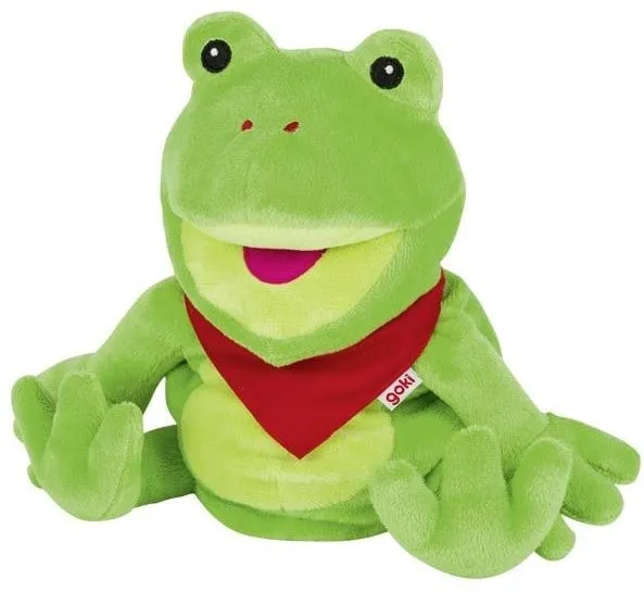 Goki Hand Puppet Frog